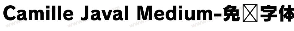 Camille Javal Medium字体转换